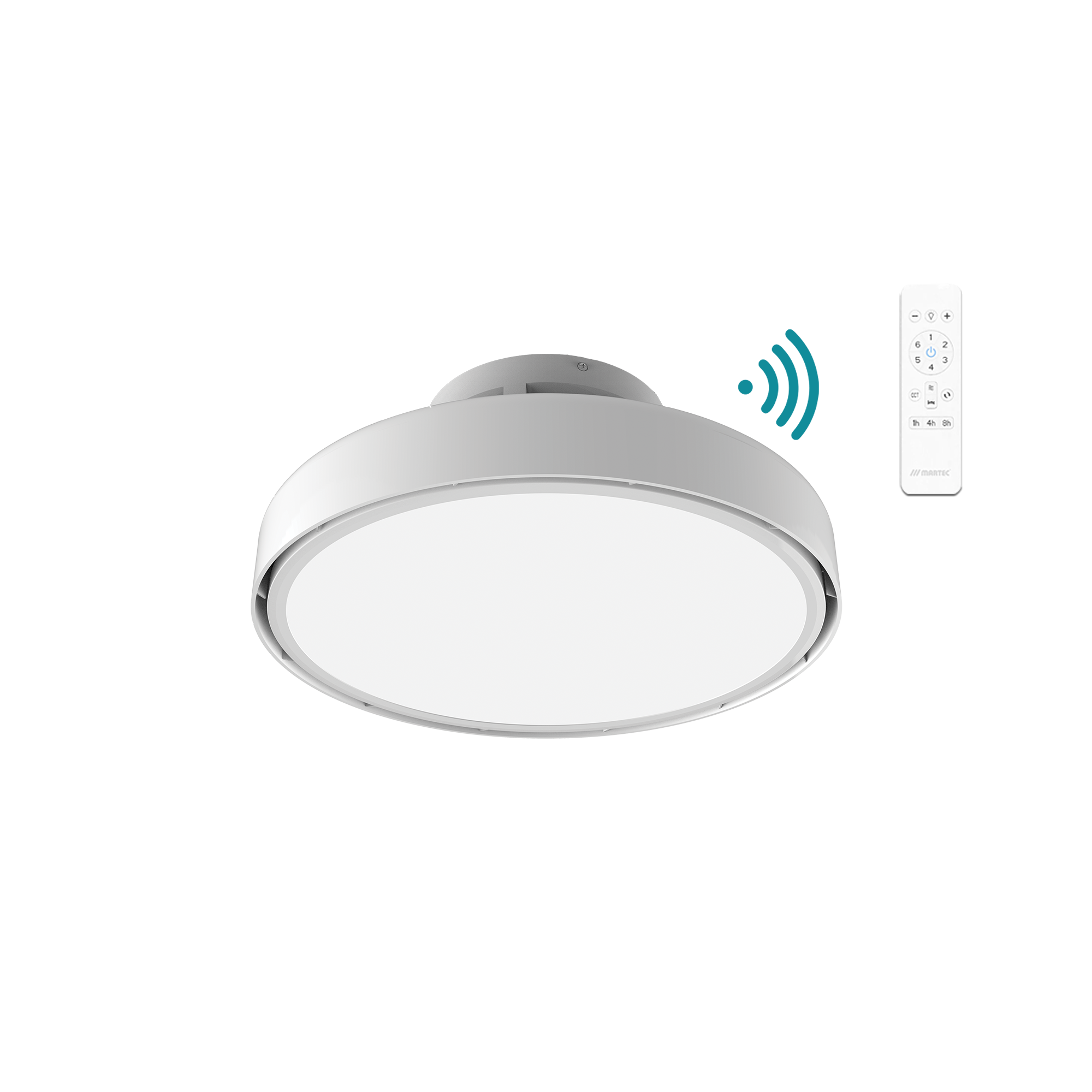 Fantom DC Bladeless Smart Ceiling Fan With WIFI Remote Control + LED light