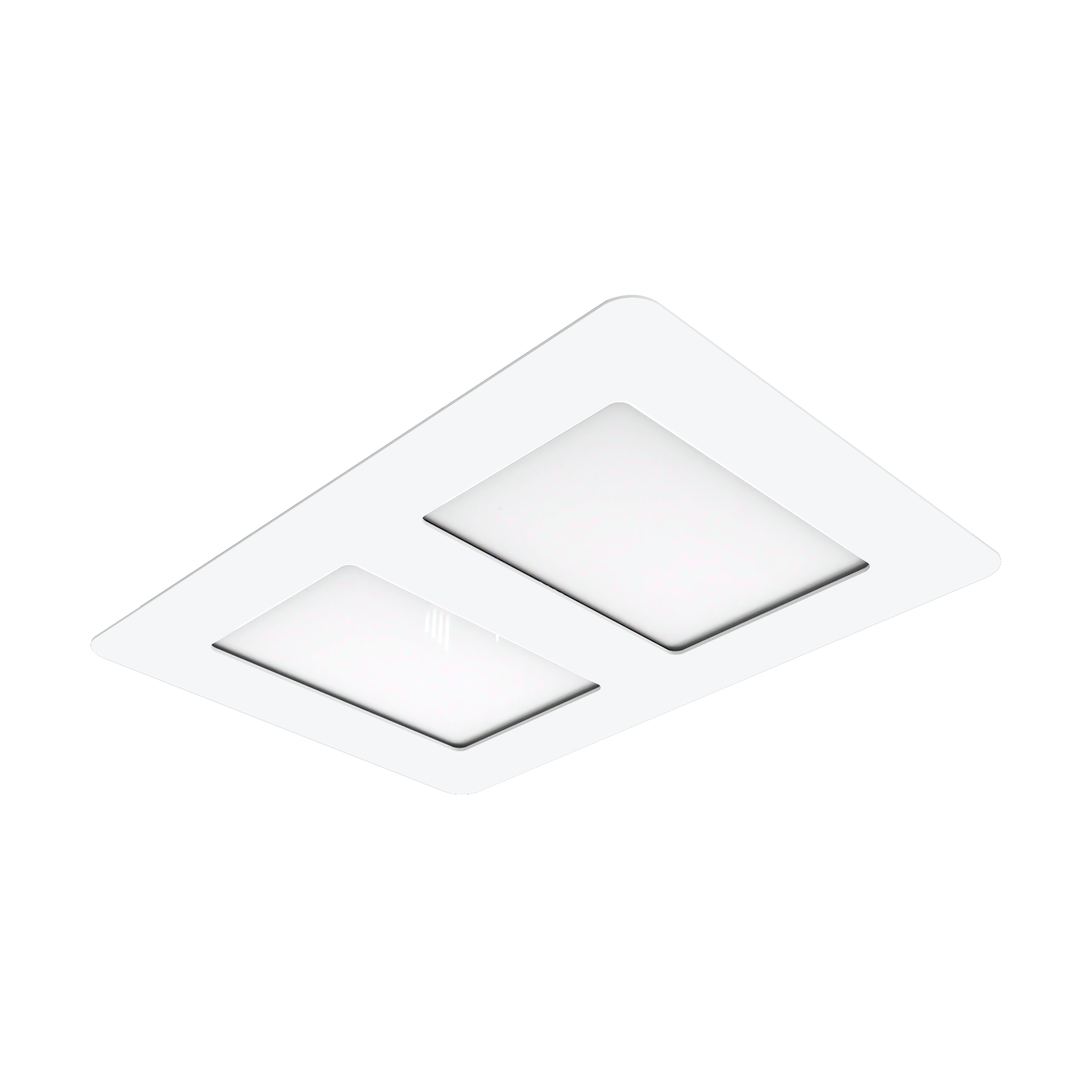 Aspire Bathroom Heater and Exhaust Fan with Tricolour LED Light