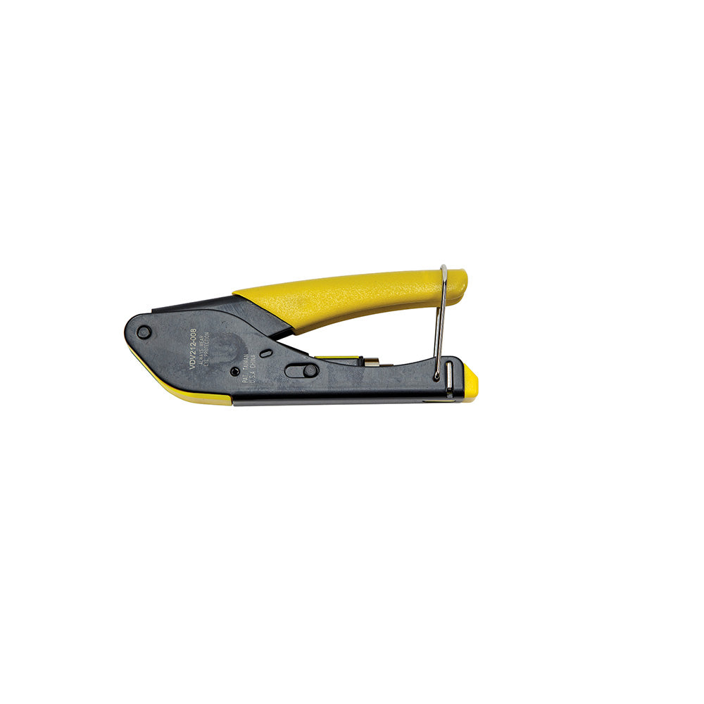 Klein Tools VDV212-008-SEN Coax Installation & Cable Testing Kit – Crimper, Stripper, Tester & Connectors