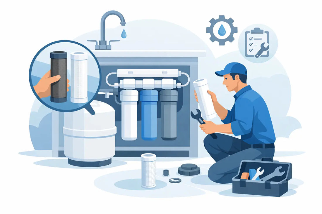 What a Water Filter Maintenance Service Includes