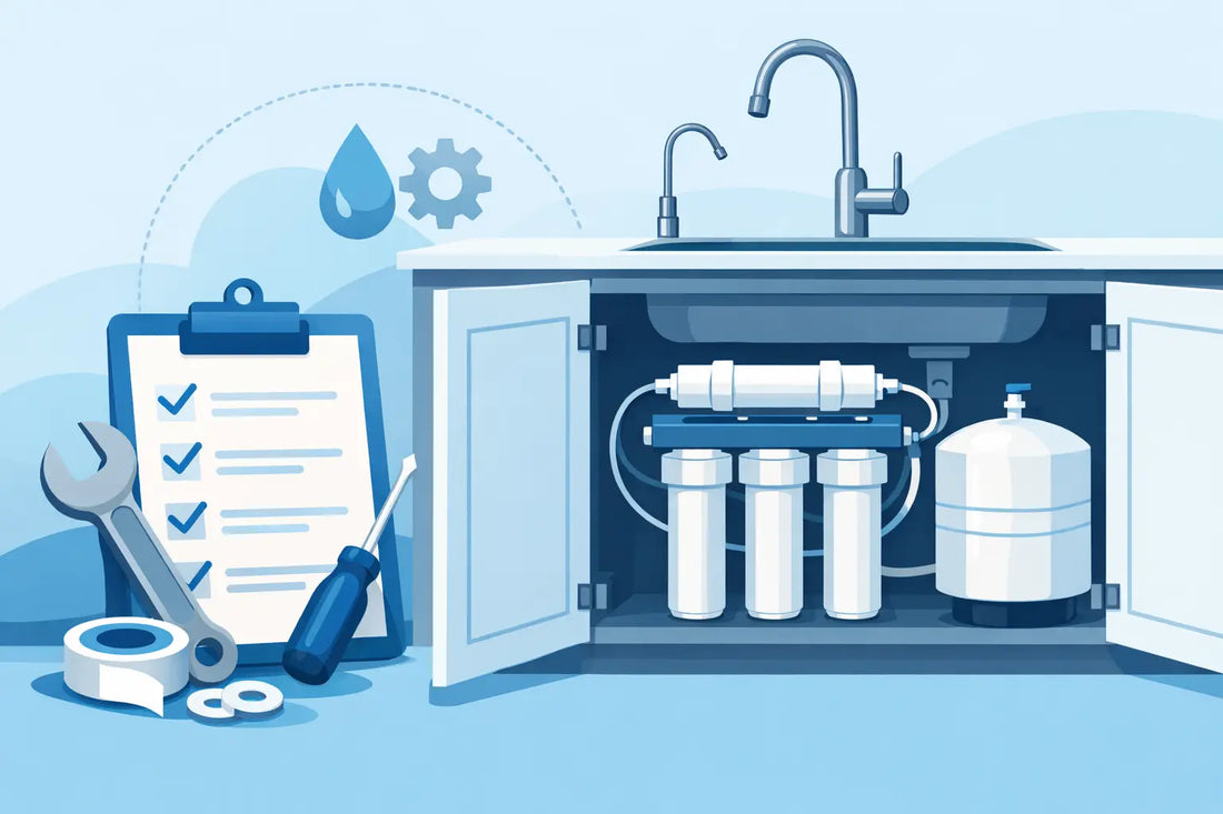 Under Sink Water Filter Installation Checklist