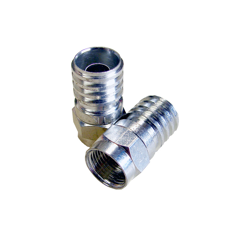 RG6 Crimp Connector for crimping onto RG6 cables