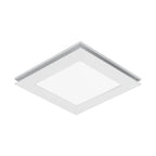 Square ceiling light fixture on a white background