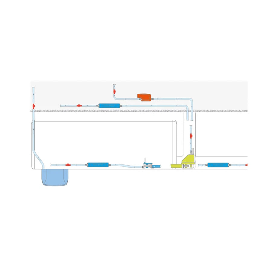 Mini Orange Condensate Pump For Aircon Airconditioning