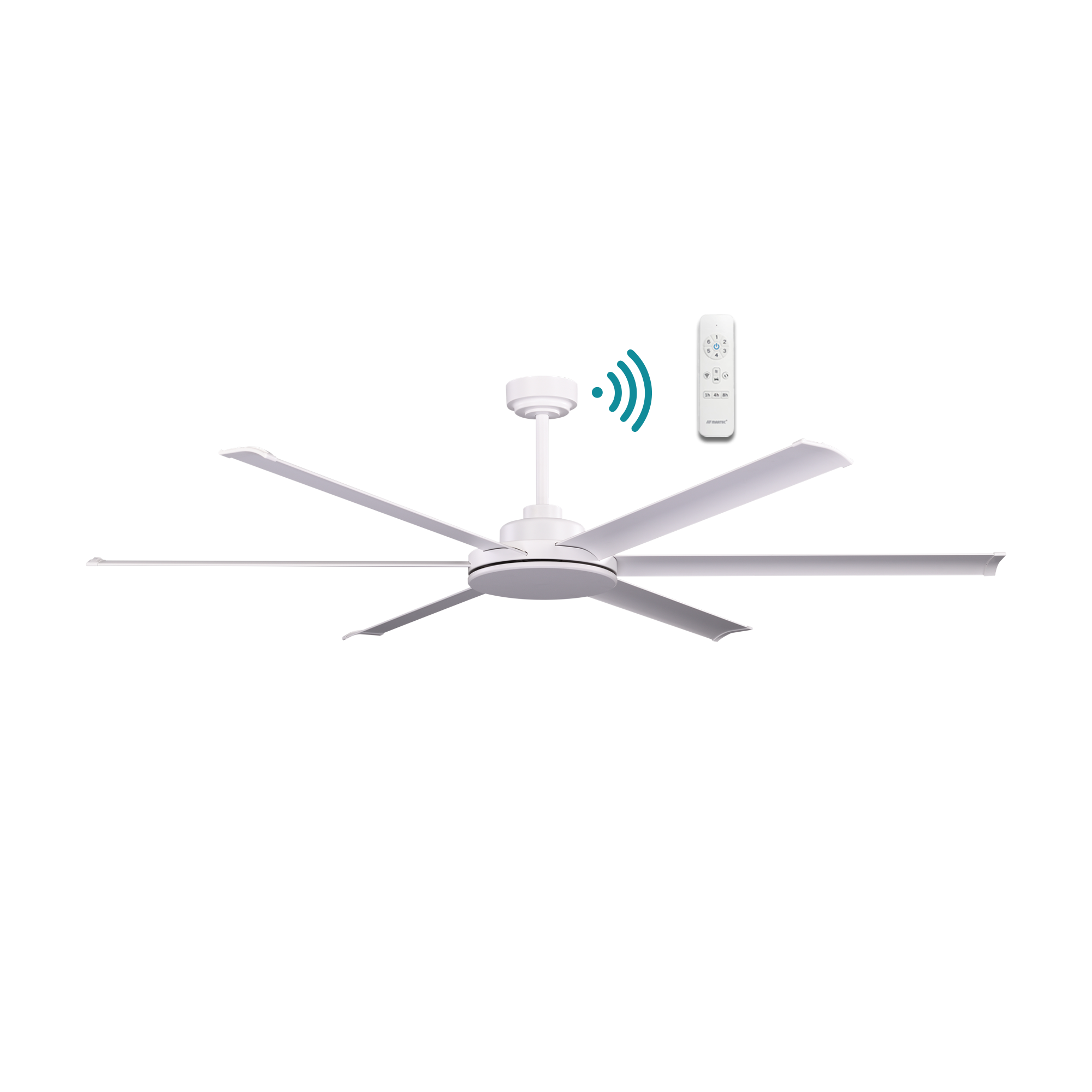 Albatross II DC 65", 72"or 84" Smart Ceiling Fan With WIFI Remote Control