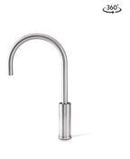 Arc Mixer Tap Mains Brushed Nickel