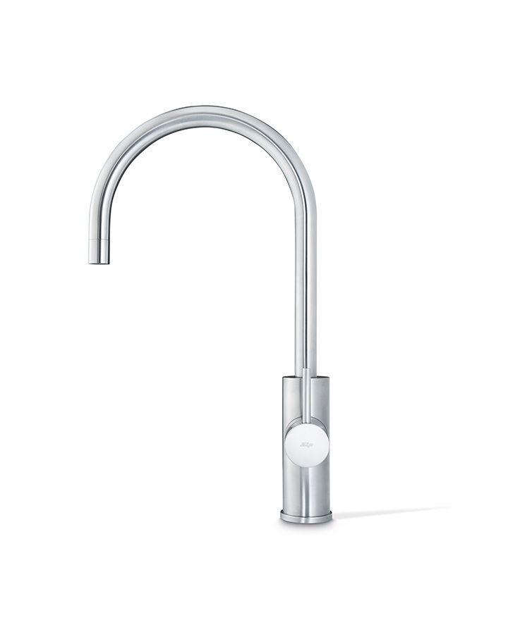 Arc Mixer Tap Mains Brushed Chrome