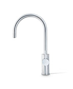 Modern kitchen faucet on a white background