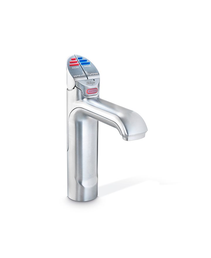C HydroTap G5 BCS60Chrome faucet with digital display on a white background