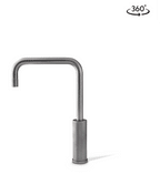 Cube Mixer Tap Mains Gunmetal