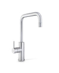 Cube Mixer Tap Mains Brushed Chrome