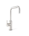 Cube Mixer Tap Mains Brushed Nickel