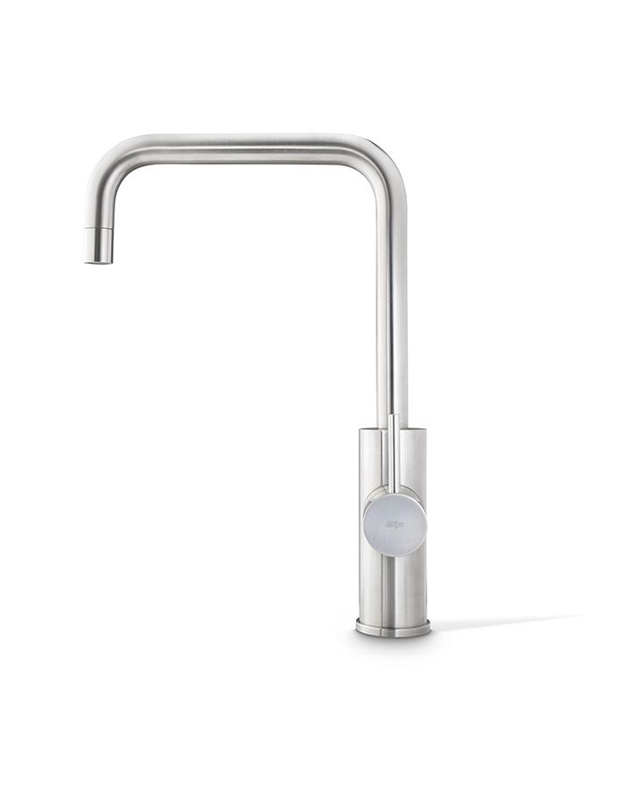 Cube Mixer Tap Mains Brushed Nickel