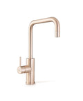 Cube Mixer Tap Mains Brushed Rose Gold