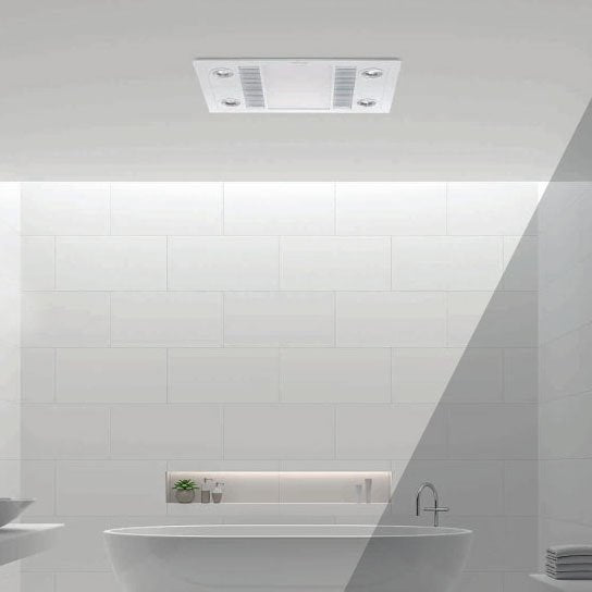 Linear 3-in-1 Bathroom Heater with LED Light, Exhaust Fan and Heat Lamp