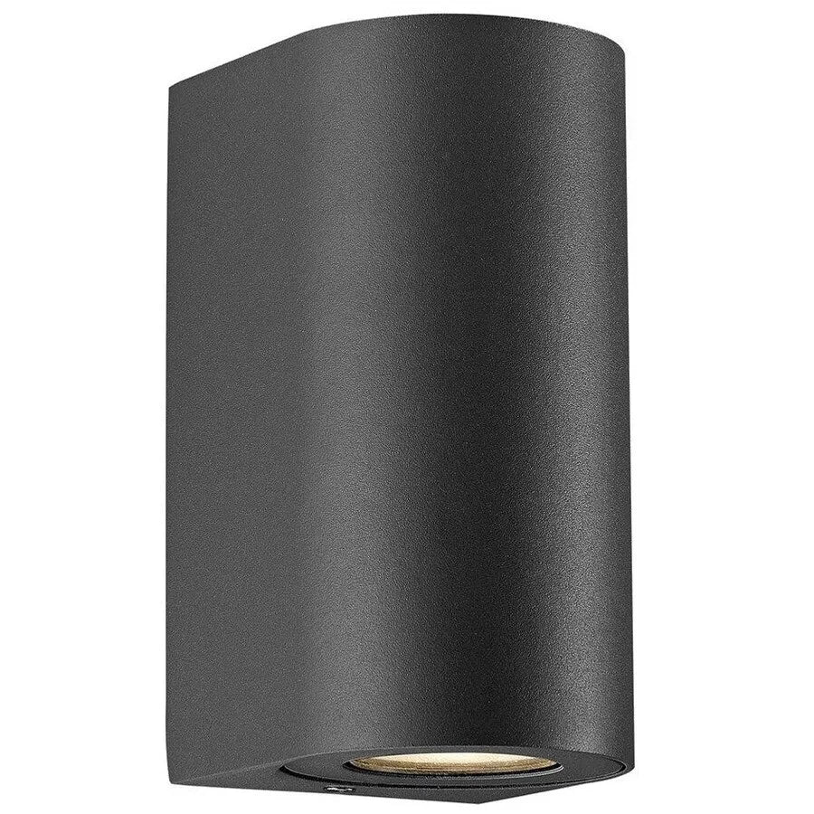 Round Curve Modern Up & Down Light Wall Pillar External Outdoor Waterproof