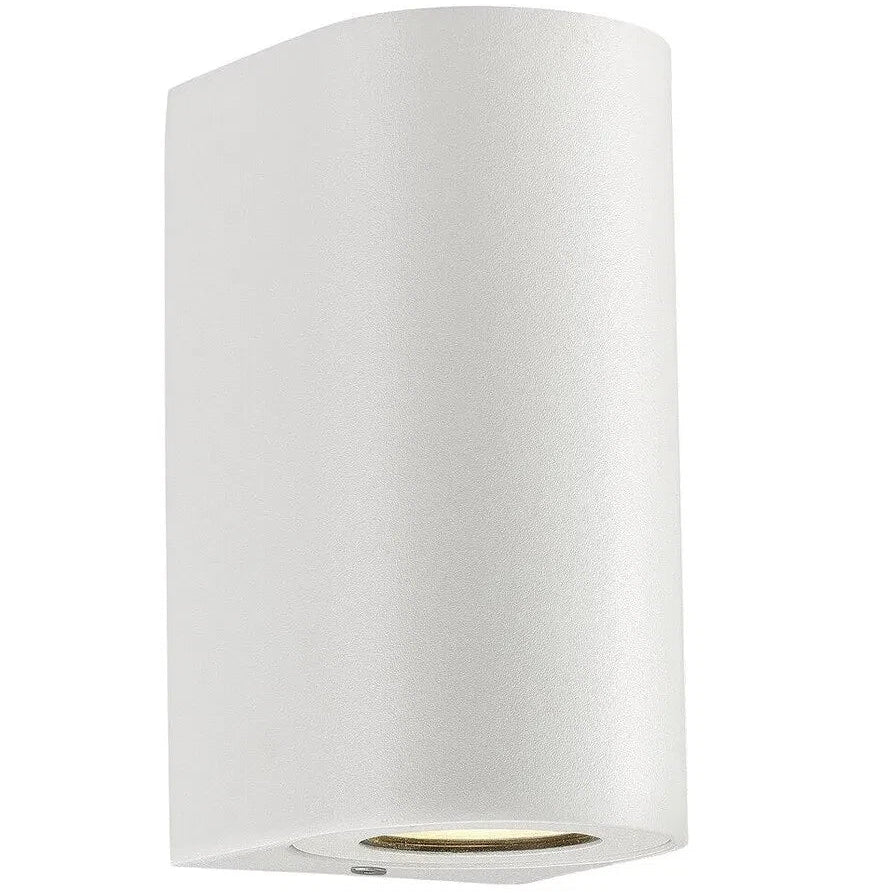 Round Curve Modern Up & Down Light Wall Pillar External Outdoor Waterproof
