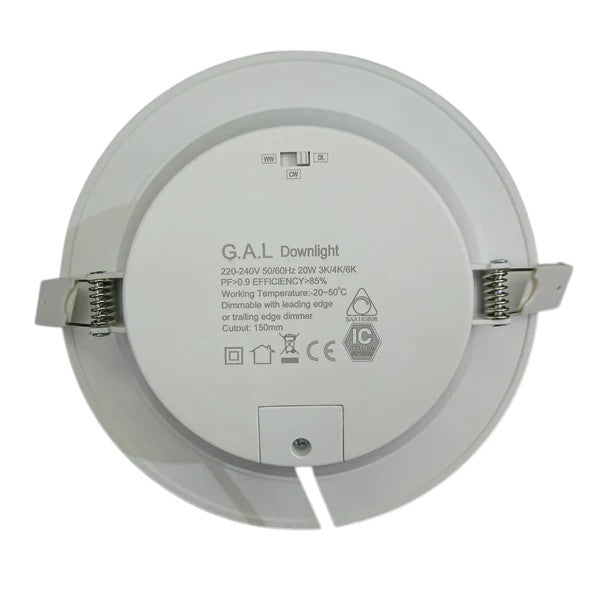 G.A.L Downlight on a white background