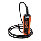 Klein Tools inspection camera with orange and black design on a white background
