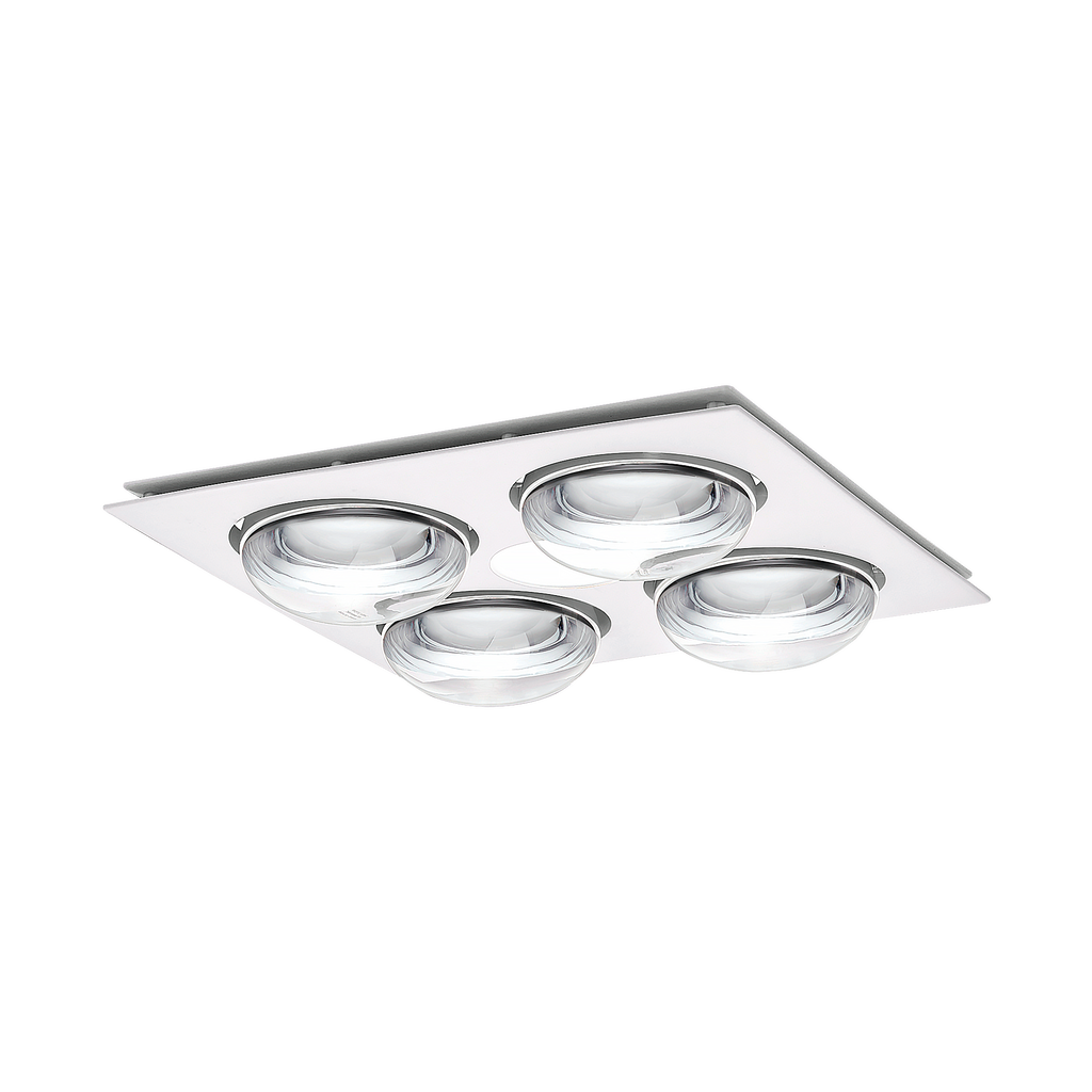 Forme 4 3-in-1 Bathroom Heater with 4 Heat Lamps, Exhaust Fan with Tricolour LED Light