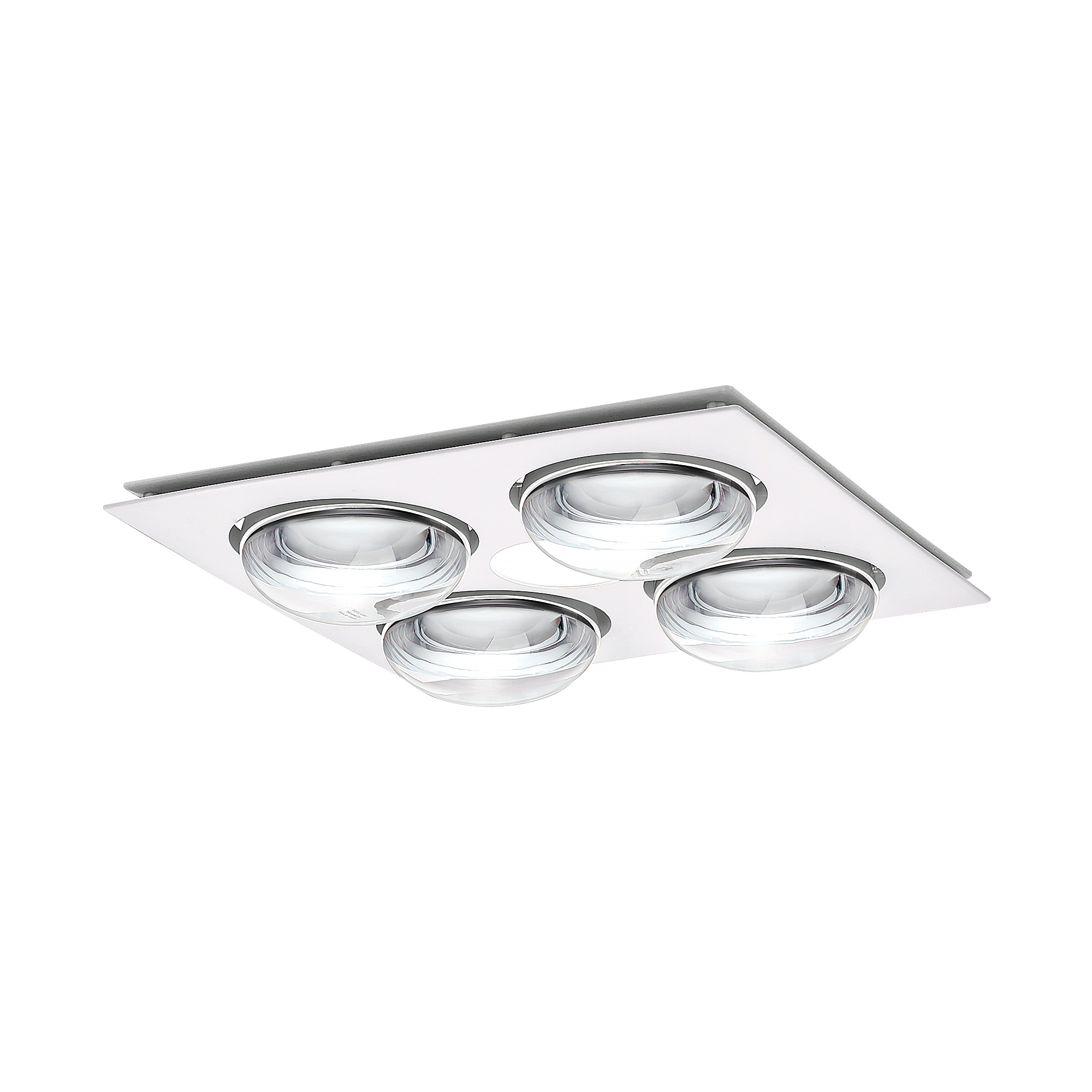 Forme 4 3-in-1 Bathroom Heater with 4 Heat Lamps, Exhaust Fan with Tricolour LED Light