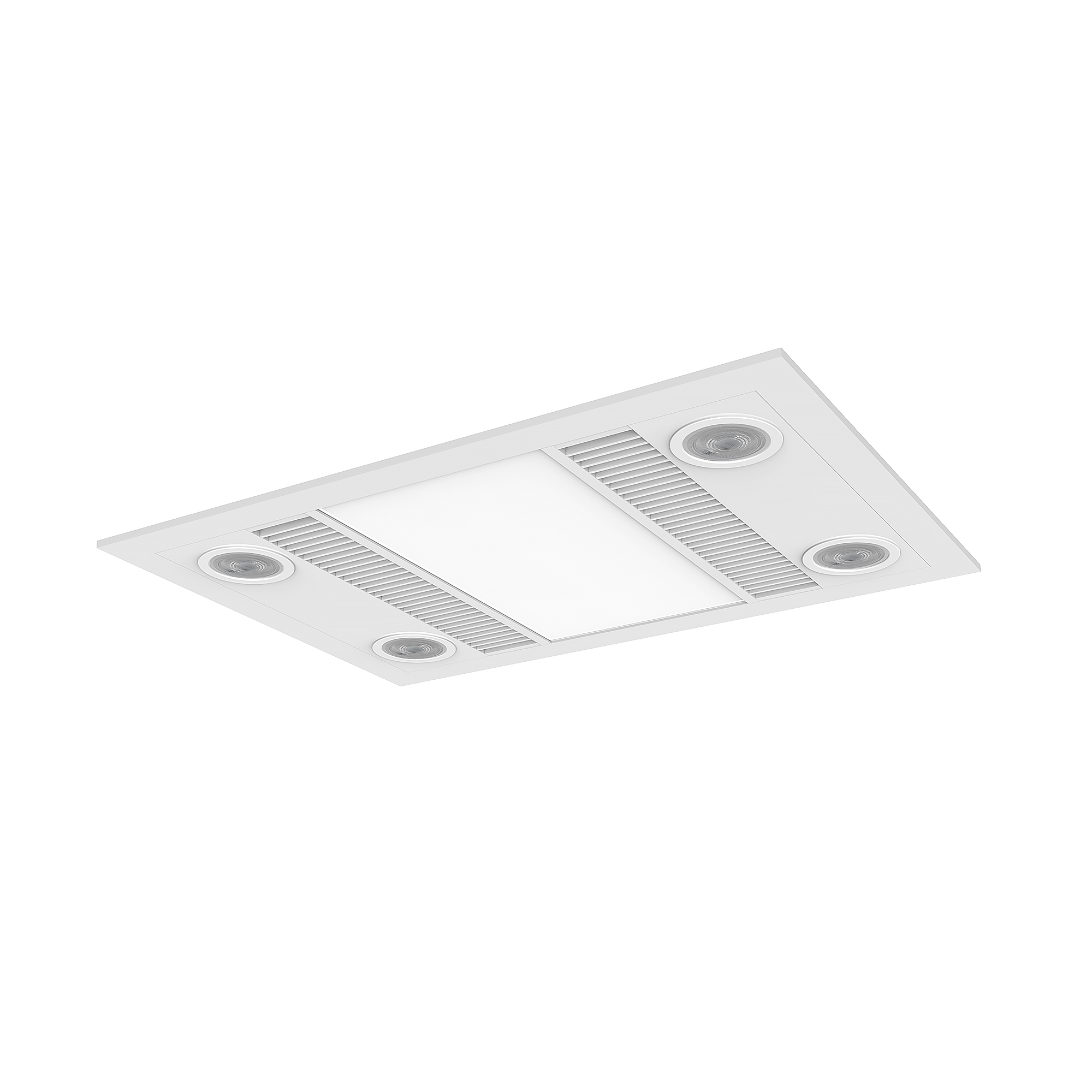 Linear 3-in-1 Bathroom Heater with LED Light, Exhaust Fan and Heat Lamp