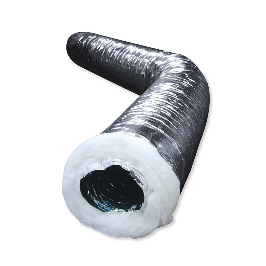 Polyaire Flexible Duct Ventilation Insulation Air Conditioning R0.6 R1 Silent 6m