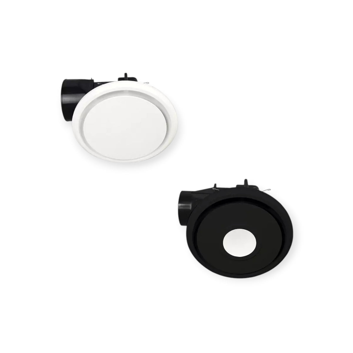 Round Bathroom Kitchen Exhaust Fan Light Air Heat Extraction