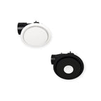 Round Bathroom Kitchen Exhaust Fan Light Air Heat Extraction
