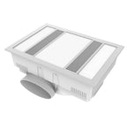 Modura Slender 3-in-1 Bathroom Heat Fan Exhaust Light 1000W Halogen Instant Heat