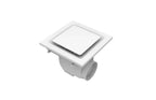 Modura AllAir Classic 8" 250mm Square Ceiling Mounted Duct Exhaust Fan Bathroom