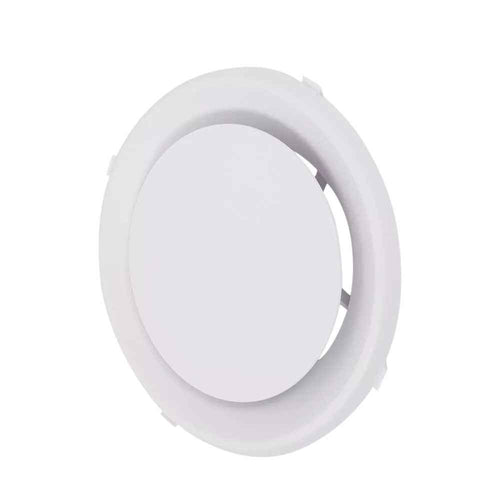 ABS Round Ceiling Diffuser Vent – Cone Outlet White 6" to 12"