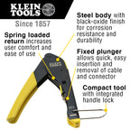 Klein Tools VDV212-008-SEN Coax Installation & Cable Testing Kit – Crimper, Stripper, Tester & Connectors