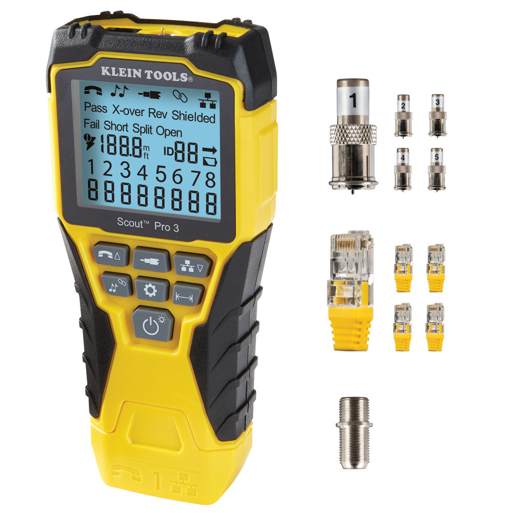 Klein Tools VDV501-851 Scout Pro 3 Ethernet Cable Tester Kit