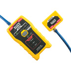 Klein Tools voltage detector with remote probe on a white background