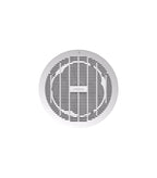 Modura JustAir Core Round Ceiling Exhaust Fan Bathroom Ventilation 200mm 250mm