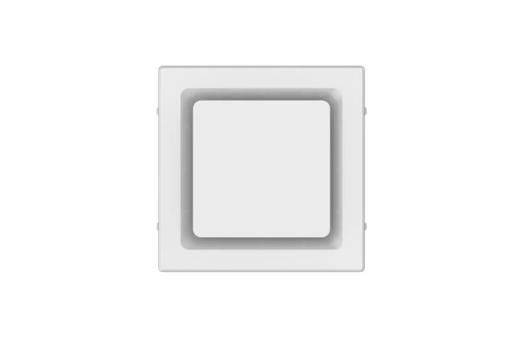 Modura AllAir Classic 8" 250mm Square Ceiling Mounted Duct Exhaust Fan Bathroom