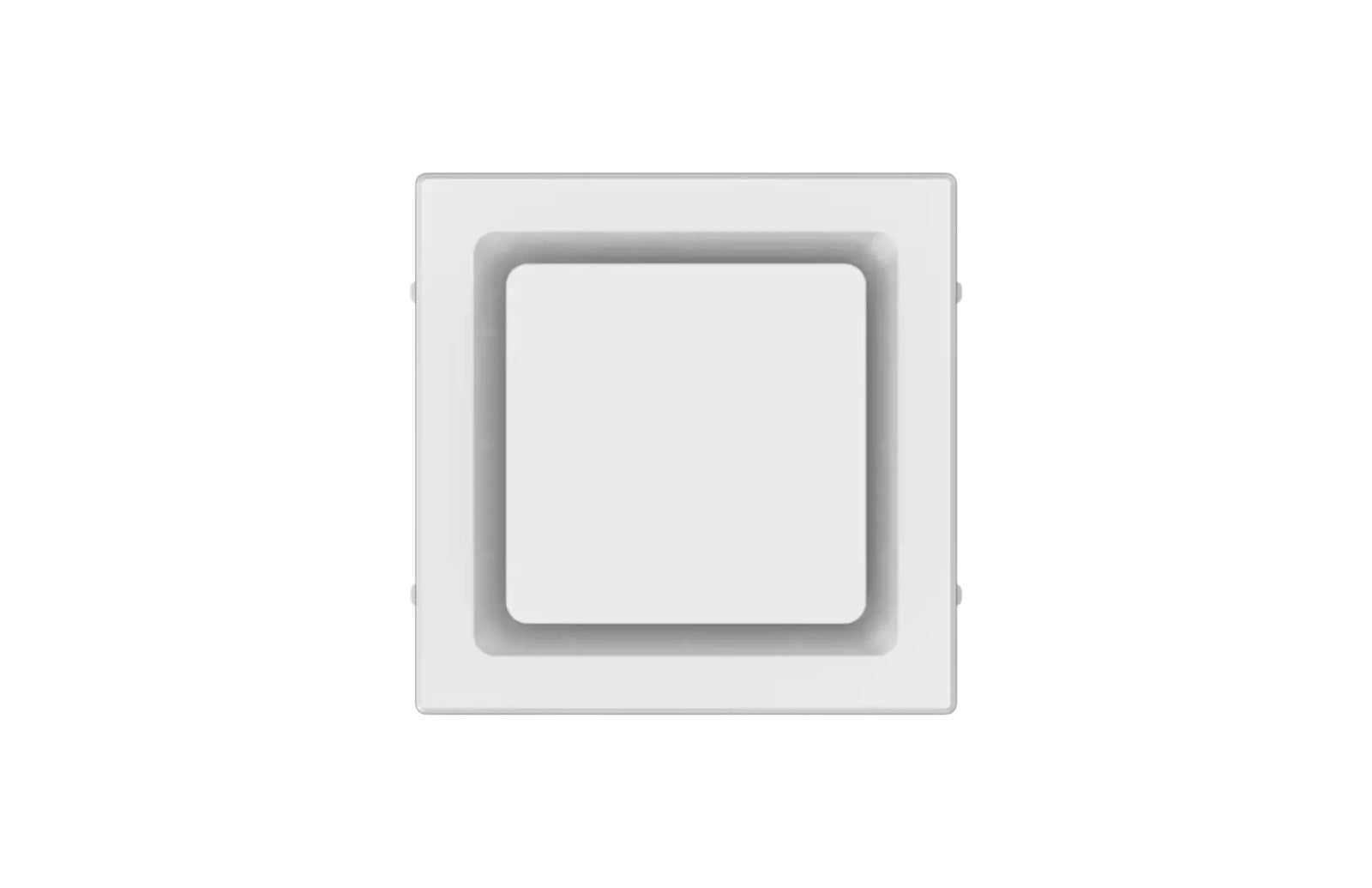 Modura AllAir Classic 8" 250mm Square Ceiling Mounted Duct Exhaust Fan Bathroom