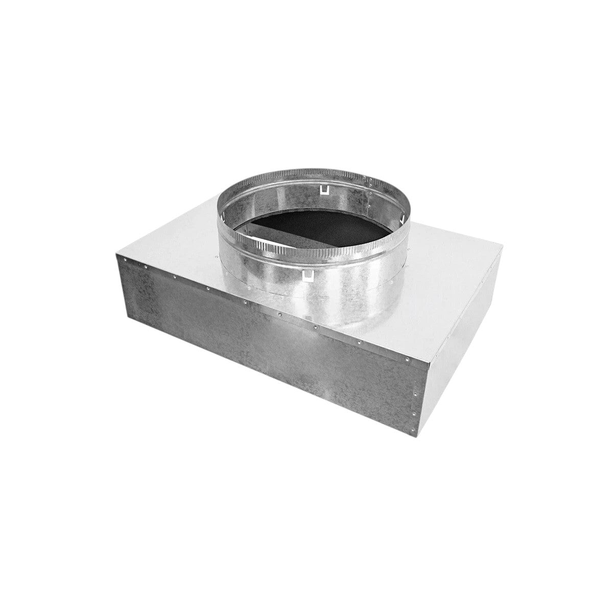 Aircon Airconditioning Insulated Metal Return Air Box Plenum 1 Spigot