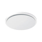 White ceiling light fixture on a white background