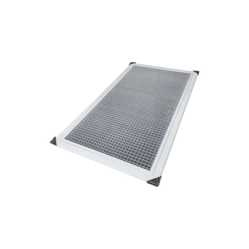 Hinged Eggcrate Return Air Grille With Filter AC Vent