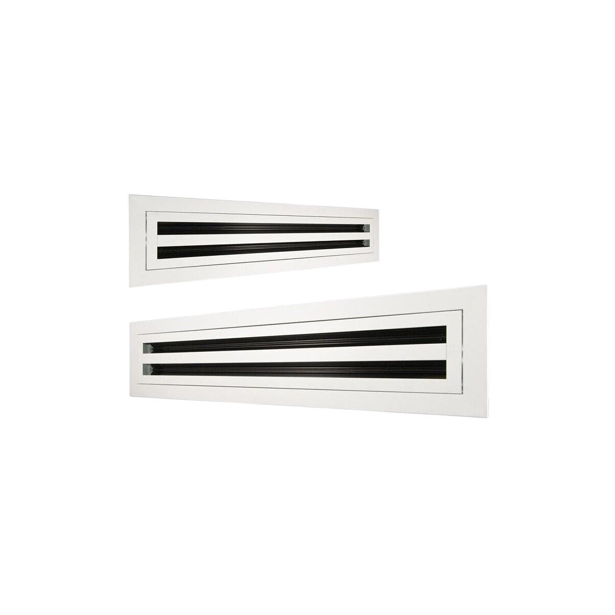 2 Slot Removable Core Linear Bar Grille Diffuser Vent Outlet Air Conditioner