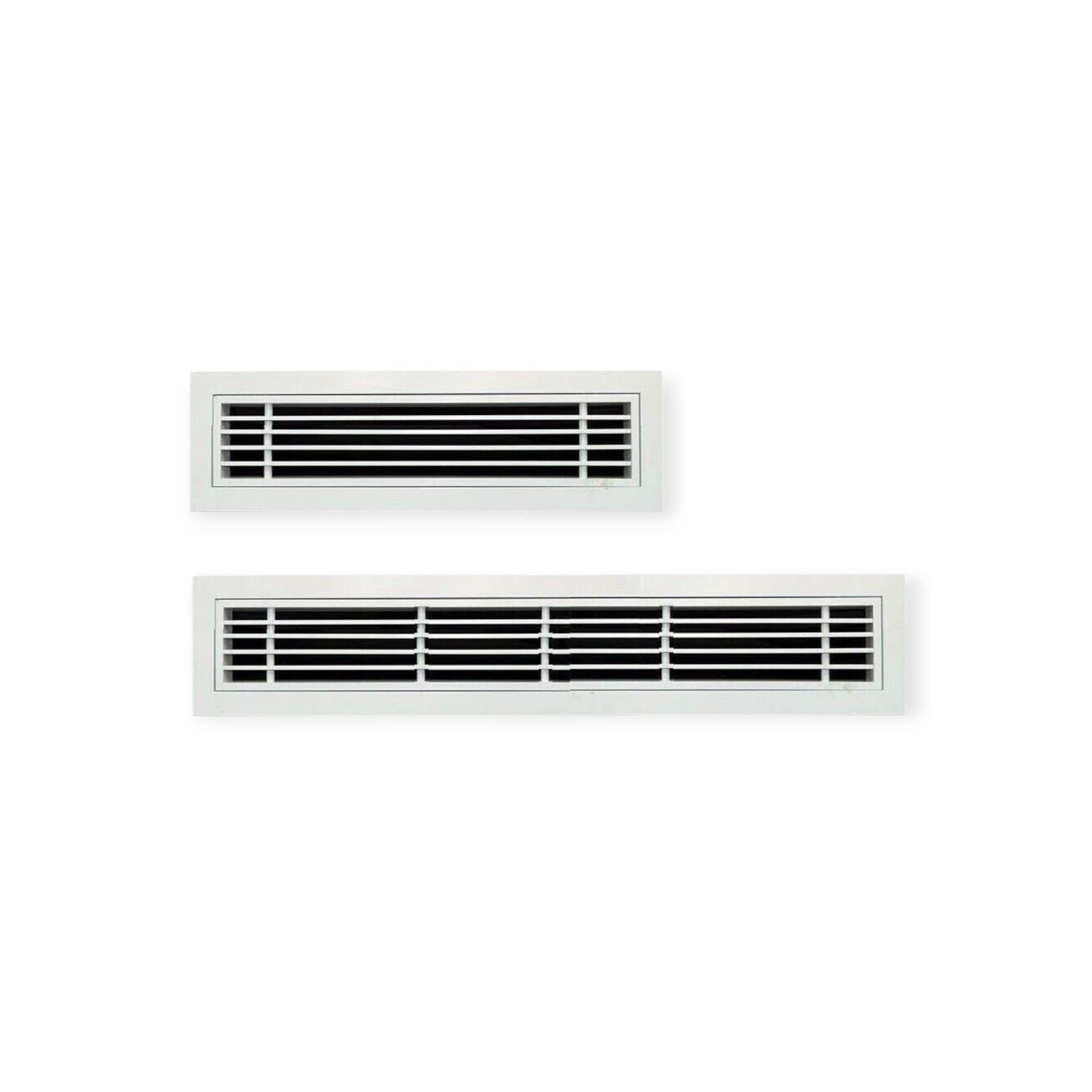 Removable Core Linear Bar Grille Diffuser Vent Outlet Duct Air Conditioner White