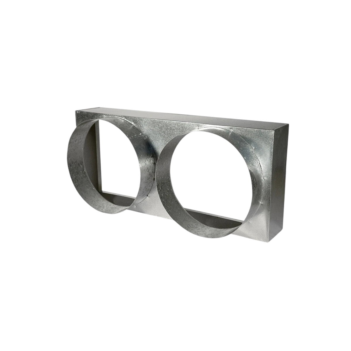 Aircon Airconditioning Insulated Metal Return Air Box Plenum 2 Spigot